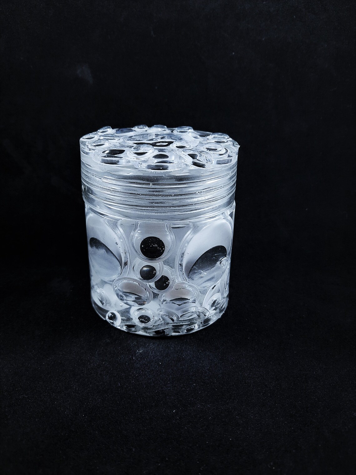 Googly Eye Jar// Stash Jar// Artistic Jar// One of a Kind Etsy