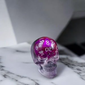 D 20 Dice Skull