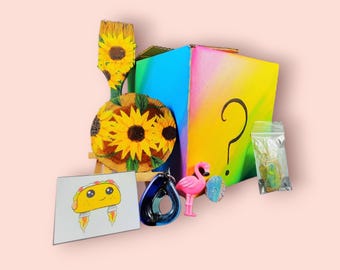 Bolsa sorpresa // Caja misteriosa // Caja sorpresa // Caja de regalo // Caja de arte // Regalos de Etsy