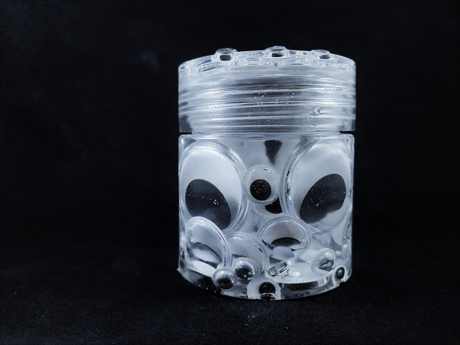 Googly Eye Jar// Stash Jar// Artistic Jar// One of a Kind Etsy