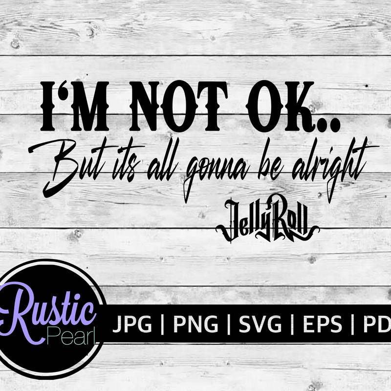 Its Ok to Not Be Ok Svg - Etsy