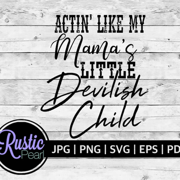 Devilish child svg,  country music SVG, country concert SVG,  concert svg,  music festival svg, country concert svg