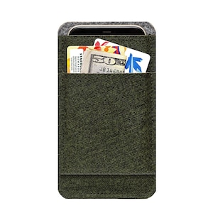 Schlanke iPhone Tasche | Tierfreie Hülle mit Kartenfach für iPhone 14, 15, 16 Pro, Max, Plus, Mini & SE | Handytasche für Android Brands