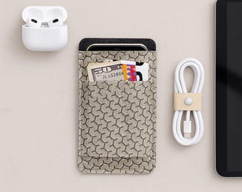 Handmade Phone Pouch Compatible with iPhone 17 / 16 / 15 / 14 /13 (Air, Pro, Pro Max, Plus, Mini) | Slim Vegan Cover Case with Card Pocket