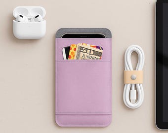 Nothing Phone Sleeve with Card Holder – Fits 4a, 4a Pro, 3a, 3, 2a, 2, 1, CMF – Custom Size Available