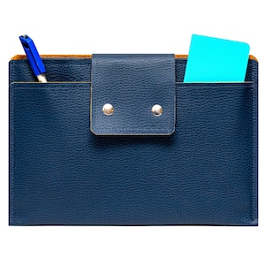 Protective Tablet Case with Extra Pocket for Supernote Nomad / Supernote Manta - Navy Tablet Sleeve Case with Padded Felt & Flap Closure