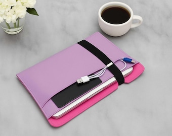 Funda para portátil MacBook con bolsillo – Compatible con MacBook Air, Pro y Neo de 13 a 16 pulgadas.