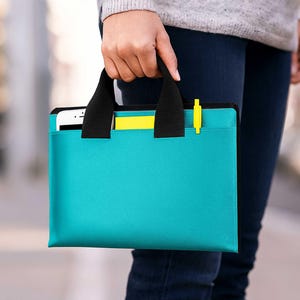 Hoes voor tablet-handtas | Compatibel met iPad Pro, Air, Mini, 11", 12,9", 13" | Professionele draagtas met accessoirevak