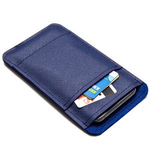 iPhone Sleeve | Cruelty-Free Vegan Cover with Card Pocket for iPhone 16, 15, 14, Pro, Max, Plus, Mini & SE | Customizable for Other Brands
