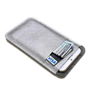 Funda de teléfono hecha a mano / Funda personalizada con tarjetero para Samsung Galaxy Serie A / Serie S, compatible con otras fundas/cubiertas