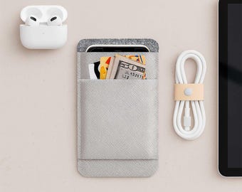 Slim Phone Sleeve – Handmade Vegan Case Compatible with iPhone 17 / 16 / 15 / 14 / 13 / SE (Air, Pro, Max, Plus, Mini), Samsung & Pixel