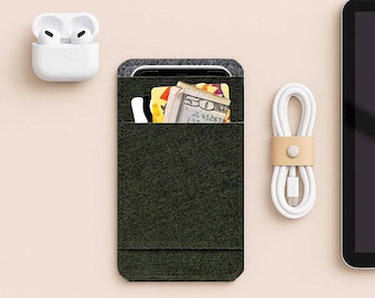 Nothing Phone Sleeve with Card Holder – Fits 4a, 4a Pro, 3a, 3, 2a, 2, 1, CMF – Custom Size Available