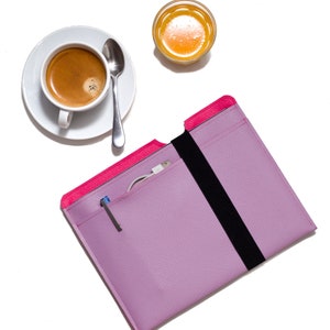 Custom iPad Bag | Vegan Leather Sleeve Cover for Air, Pro 11&quot;, 12.9&quot;, 13&quot; & Mini | Pouch for All Brands | Excellent Gift for Travelers
