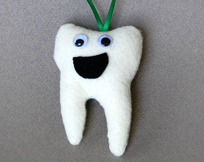 Tooth Ornament Funny Gift for Dental Hygienist Dental Etsy