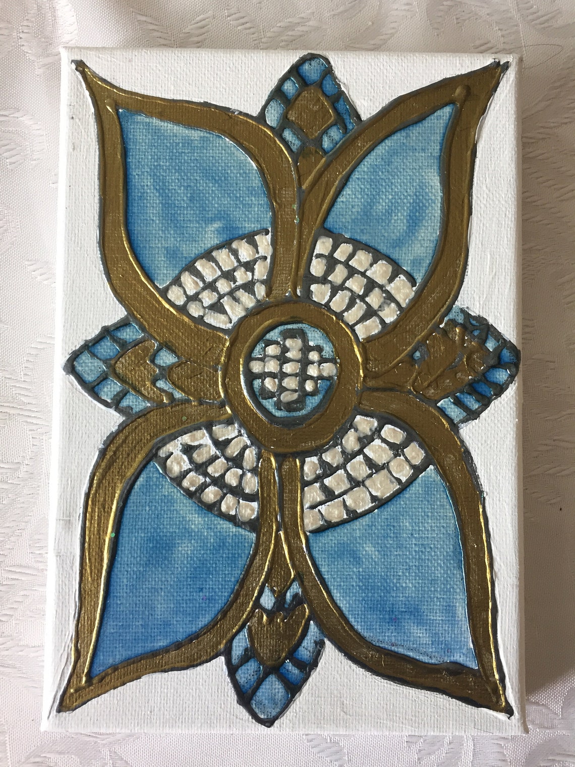 Pair of Ancient Greek Tile Art Paintings Etsy