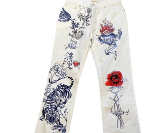 Cavalli Tattoo Jeans 2003’s