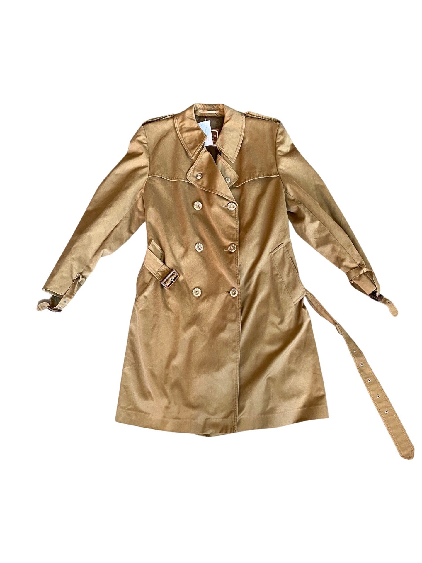 Christian Dior Trench Coat 80's Designer Vintage Rare