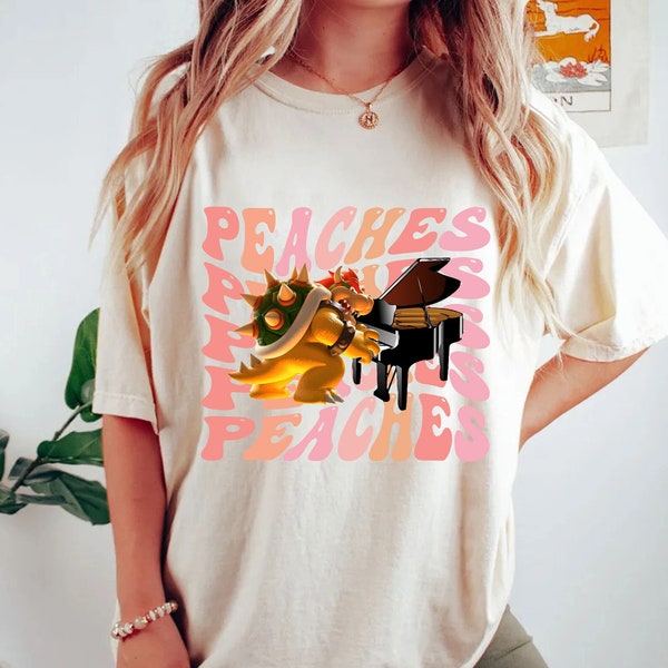 Mario and Peach Etsy