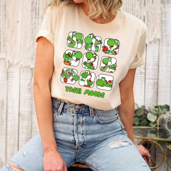 Super Mario Get Over It Women Top Tee Shirt New