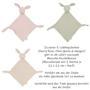 Babydecke 5 Farben personalisiert / Babydecke Strick / Babydecke mit Namen / Babygeschenk / Taufgeschenk / Geschenk zur Geburt Bild 4