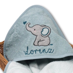 Hooded towel with name / 4 colors / birth gift / hooded towel baby / baby gift / baptism gift