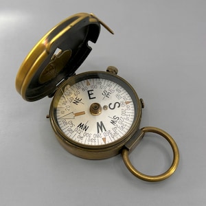 Swiss WWI Military Pocket Compass by CRUCHON & EMONS