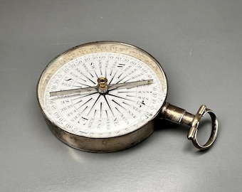 Antique Georgian Pocket Compass: Dr Lettsom's Compass by Spears