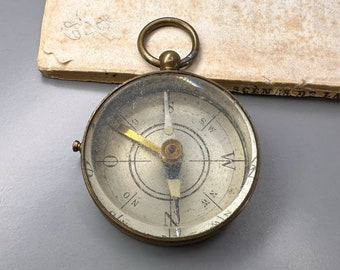 Antique German Pocket Compass by Lufft