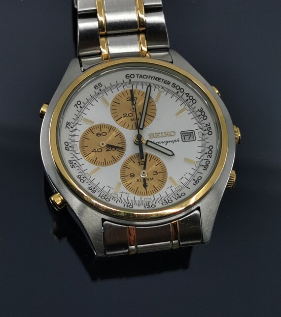 1997 Vintage Seiko Alarm Chronograph 7T32-7C60 - Etsy Finland