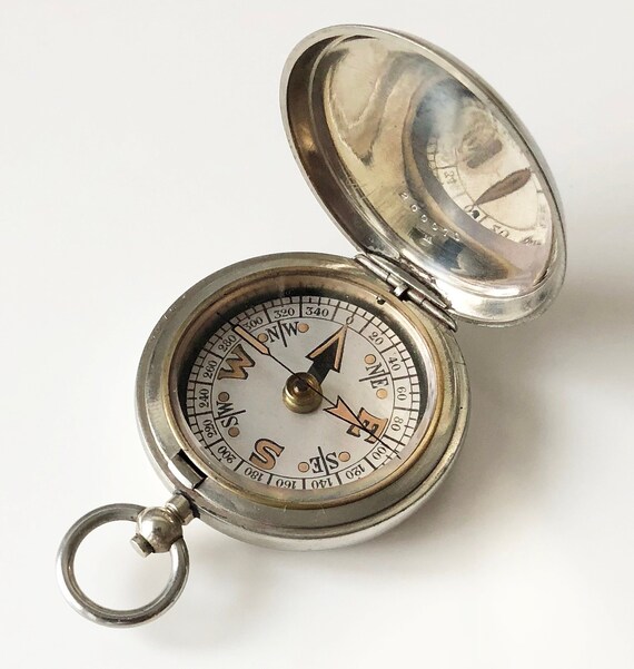 Vintage Pocket Compass British Military Compass MK VI Hunter Etsy