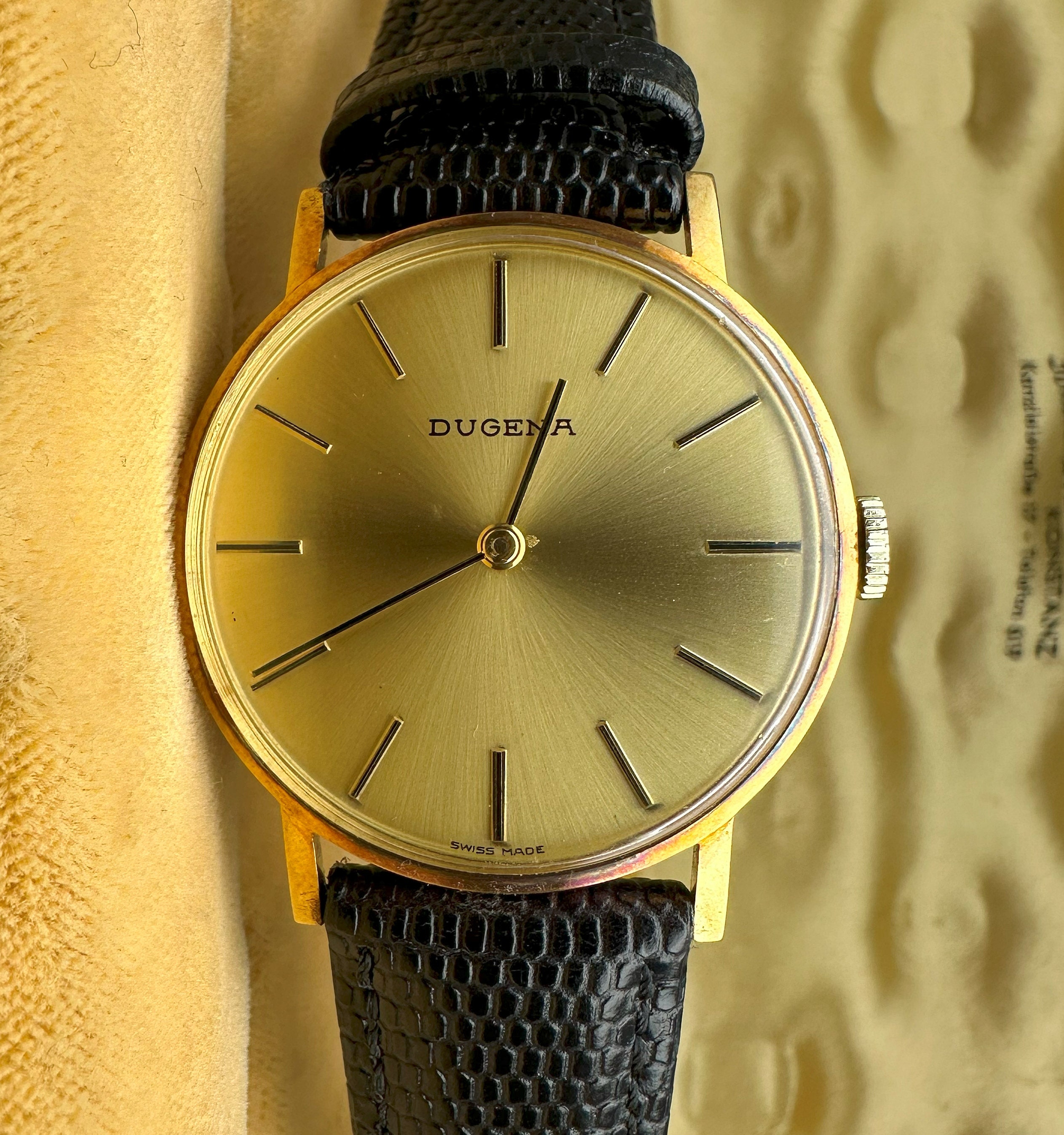 Gold Dugena Watch - Etsy