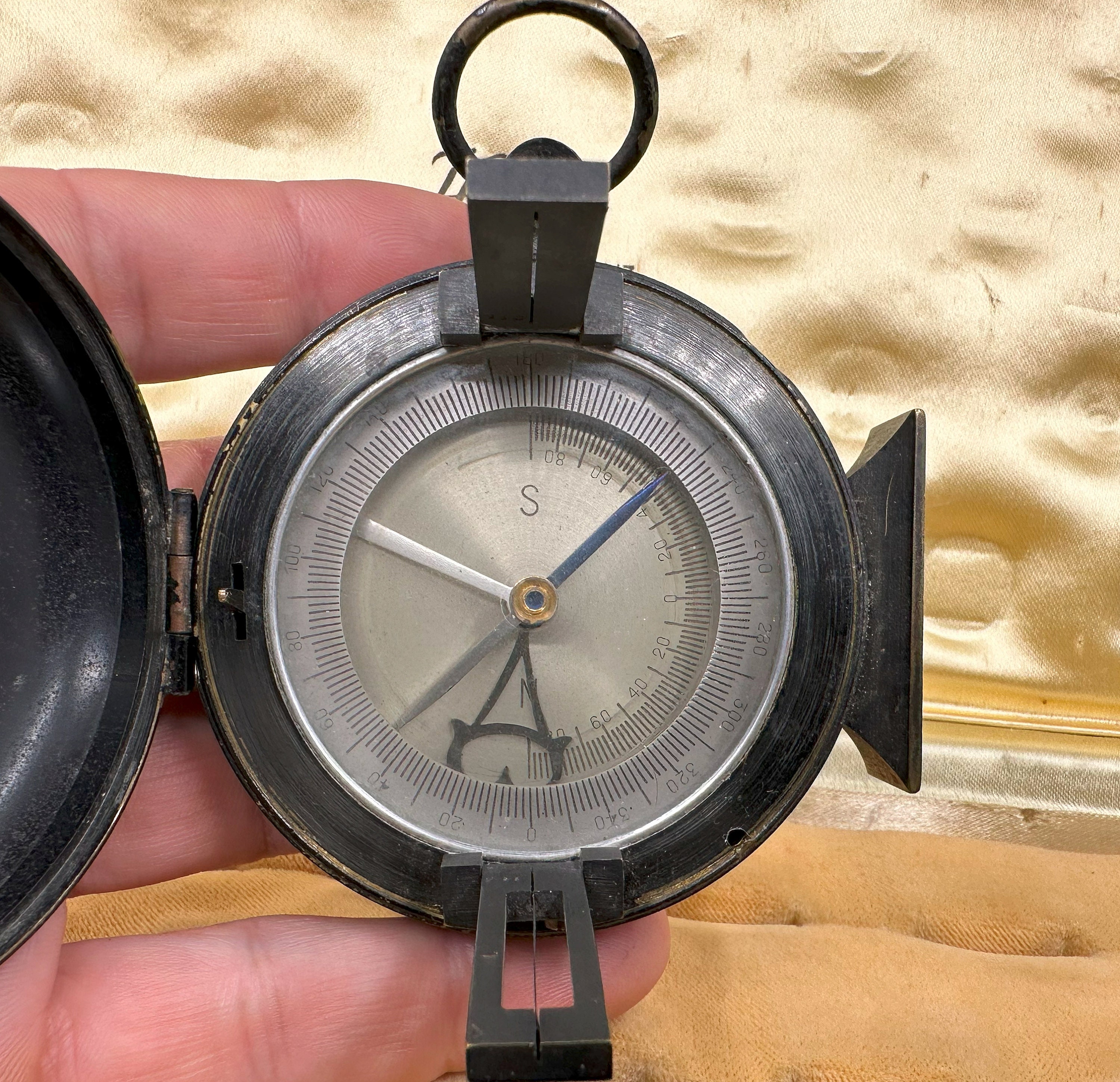 Antique French Military Compass - Etsy