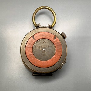 Antique Sampson Mordan & Co Military Pocket Compass, Serial No. 38 image 4