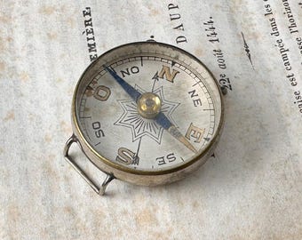 Rare Antique Swiss Wrist Compass by Muller & Vaucher