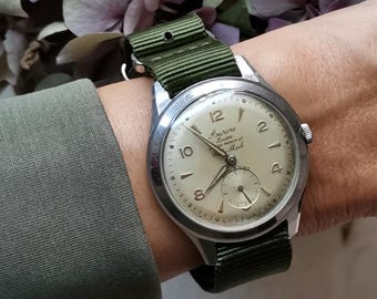 超レアなスイス製「AURORE Luxe」ミリタリースタイルウォッチ - Etsy 日本