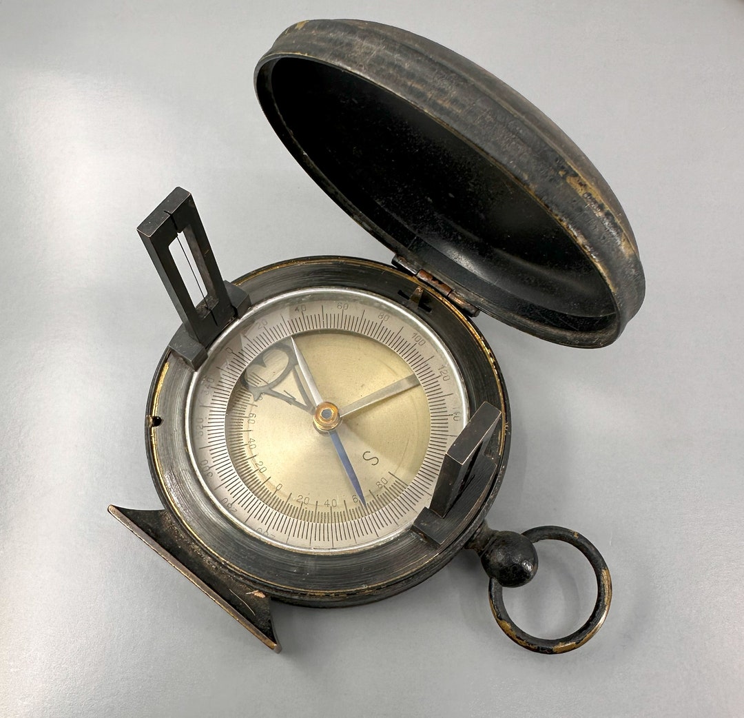 アンティークフランス軍用コンパス - Etsy 日本