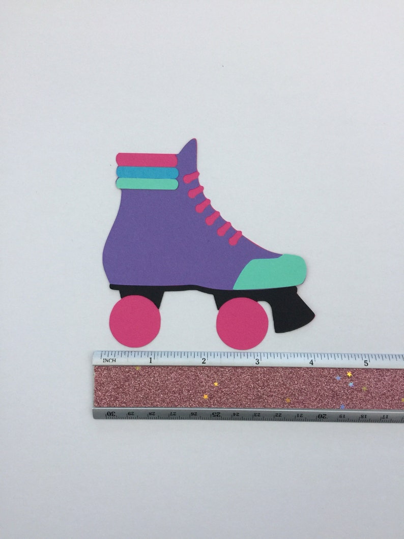 YOU CHOOSE die cut roller skate derby paper party decoration Etsy