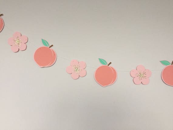 Peach Die Cut Birthday Baby Shower Wedding Party Decoration Etsy
