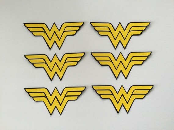 Wonder Woman Superheroes Craft Scrapbooking Embellishments Etsy