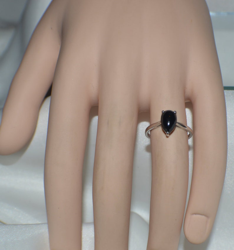 Natural Indian Black Diopside in Platinum Overlay Sterling Silver Gorgeous 1.25ct