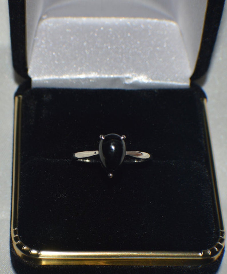 Natural Indian Black Diopside in Platinum Overlay Sterling Silver Gorgeous 1.25ct