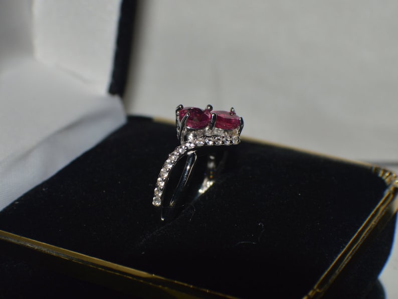 Natural African Red Ruby in Sterling Silver Gorgeous 1.66 ct