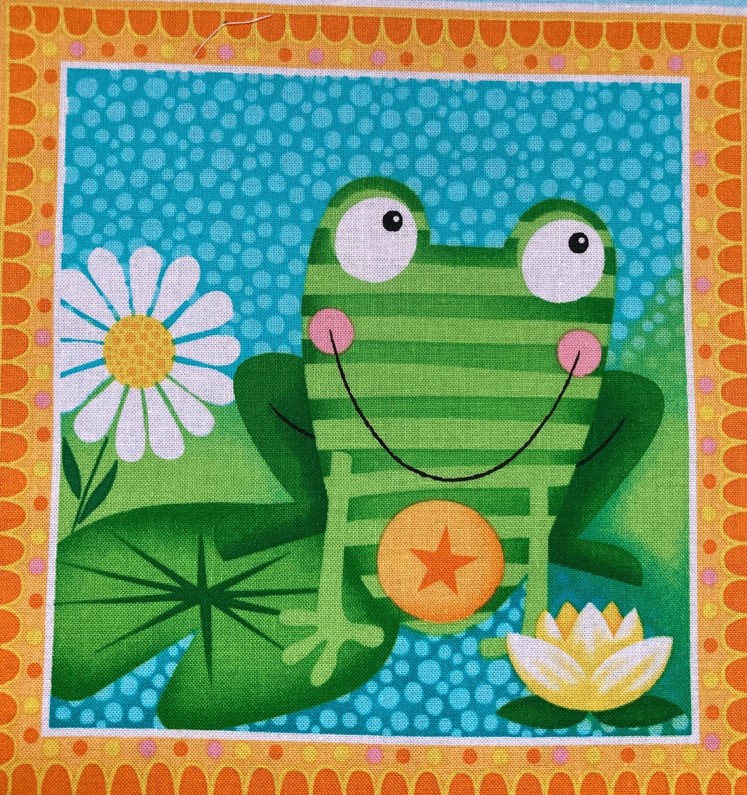 Toadally Terrific by Swizzle Stick Studio Colorful Frog Etsy