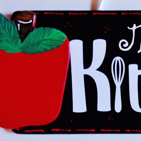 Apple Kitchen Decor Etsy