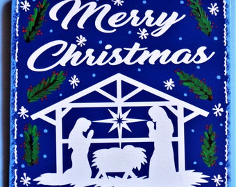 Nativity Christmas Sign Creche Wall Hanger Door Plaque Seasonal Holiday Seasonal Other Christmas Winter Decor Home Garden Worldenergy Ae