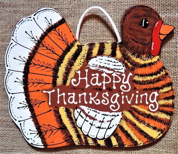 Cute Happy Thanksgiving Sign