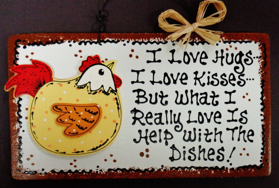 Chicken Kitchen Sign: 