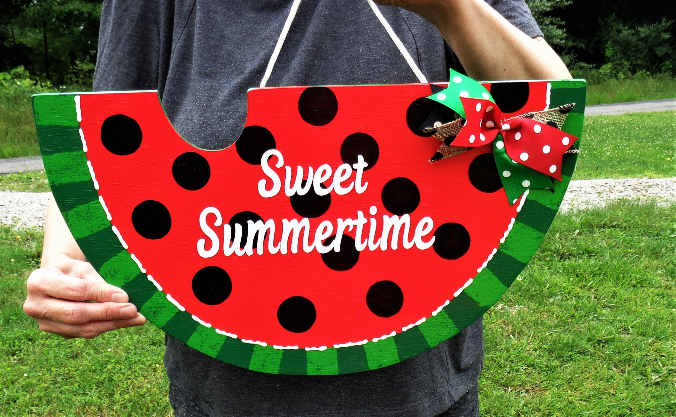18 Sweet Summertime Red Watermelon SIGN Wall Door Hanger - Etsy
