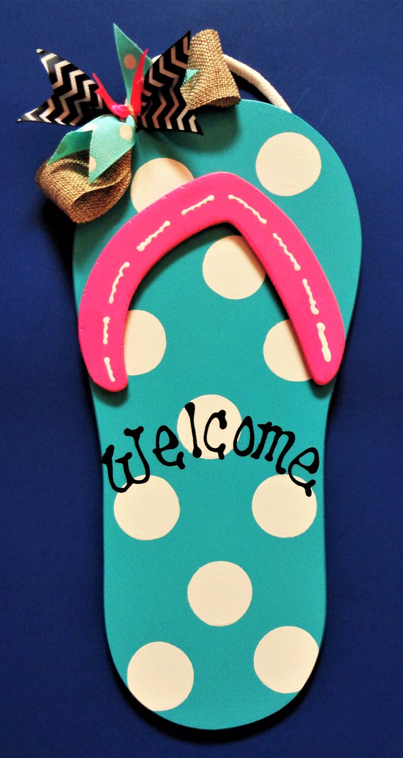 flip flop wall plaque