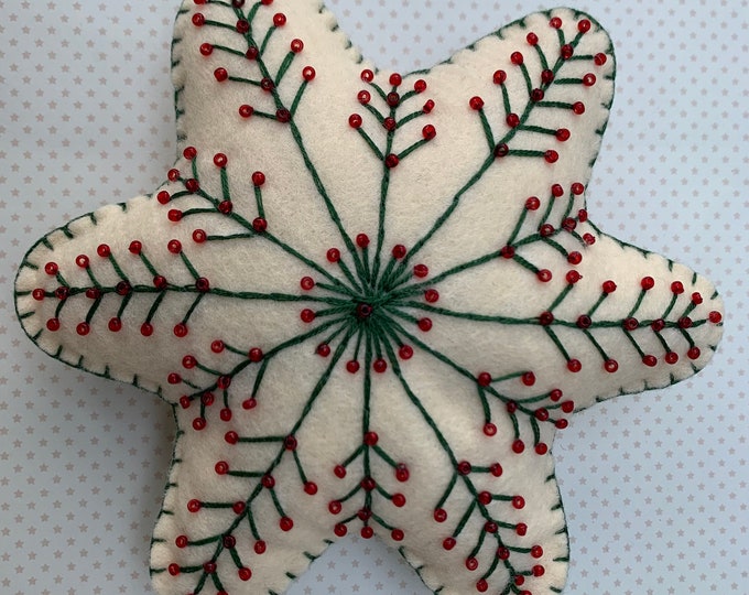 A Handmade Felt Tree Topper Etsy